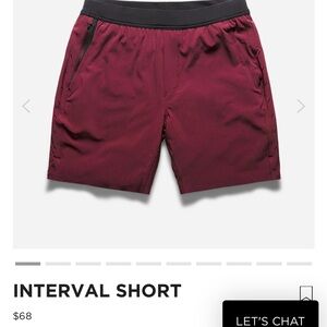 Maroon Ten Thousand Interval Short